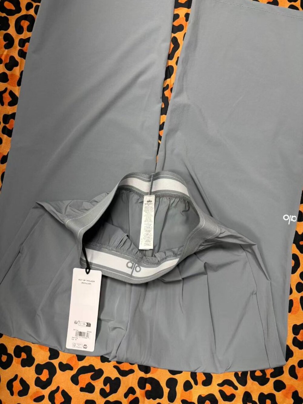 Alo Yoga Suit Up Trouser Steel Grey Regular 🧵 Slim Straight - Picture 4 of 9